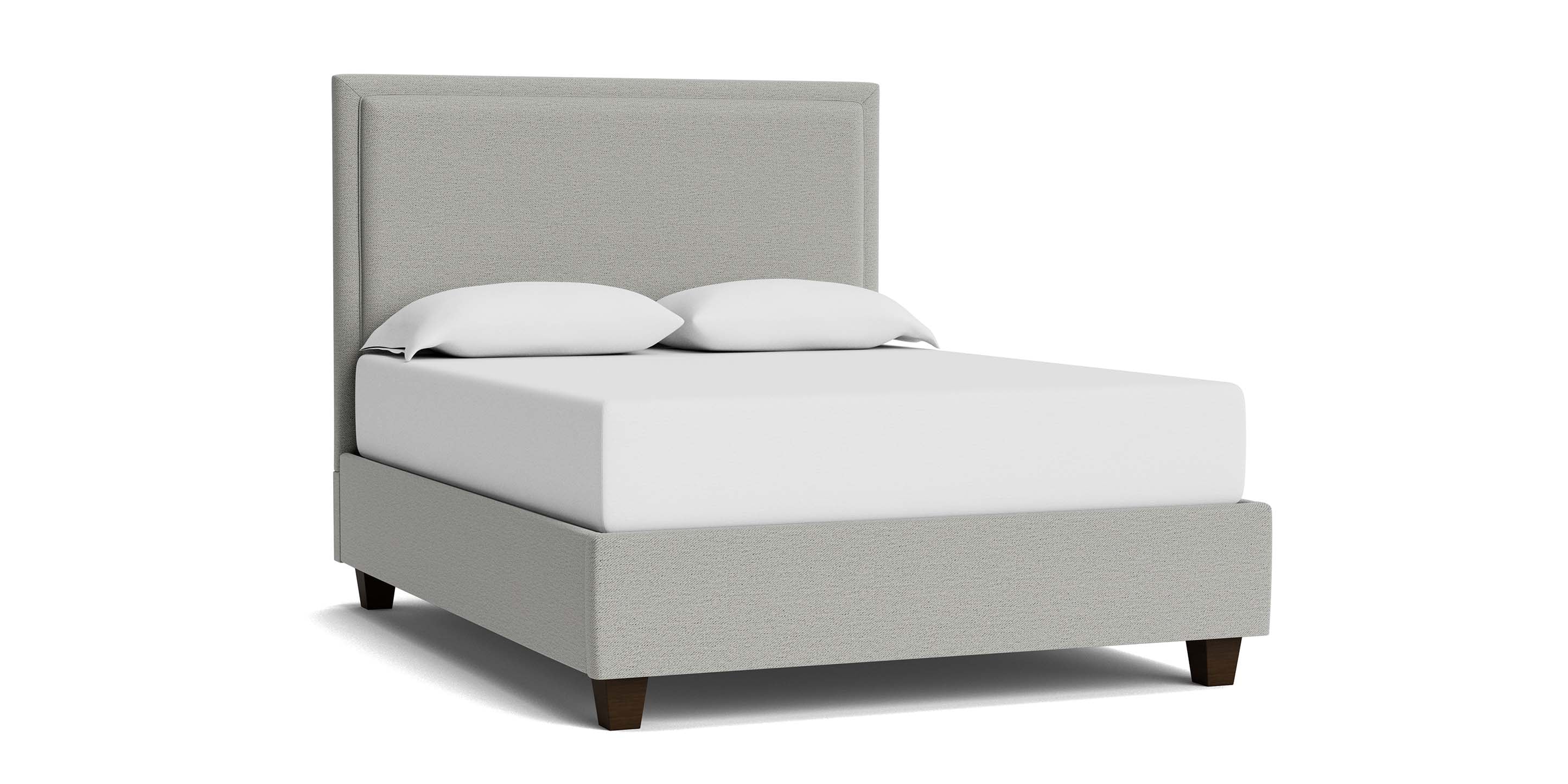 Bassett Manhattan Bed — Upholstered, Smooth or Tufted, Twin to Cal King