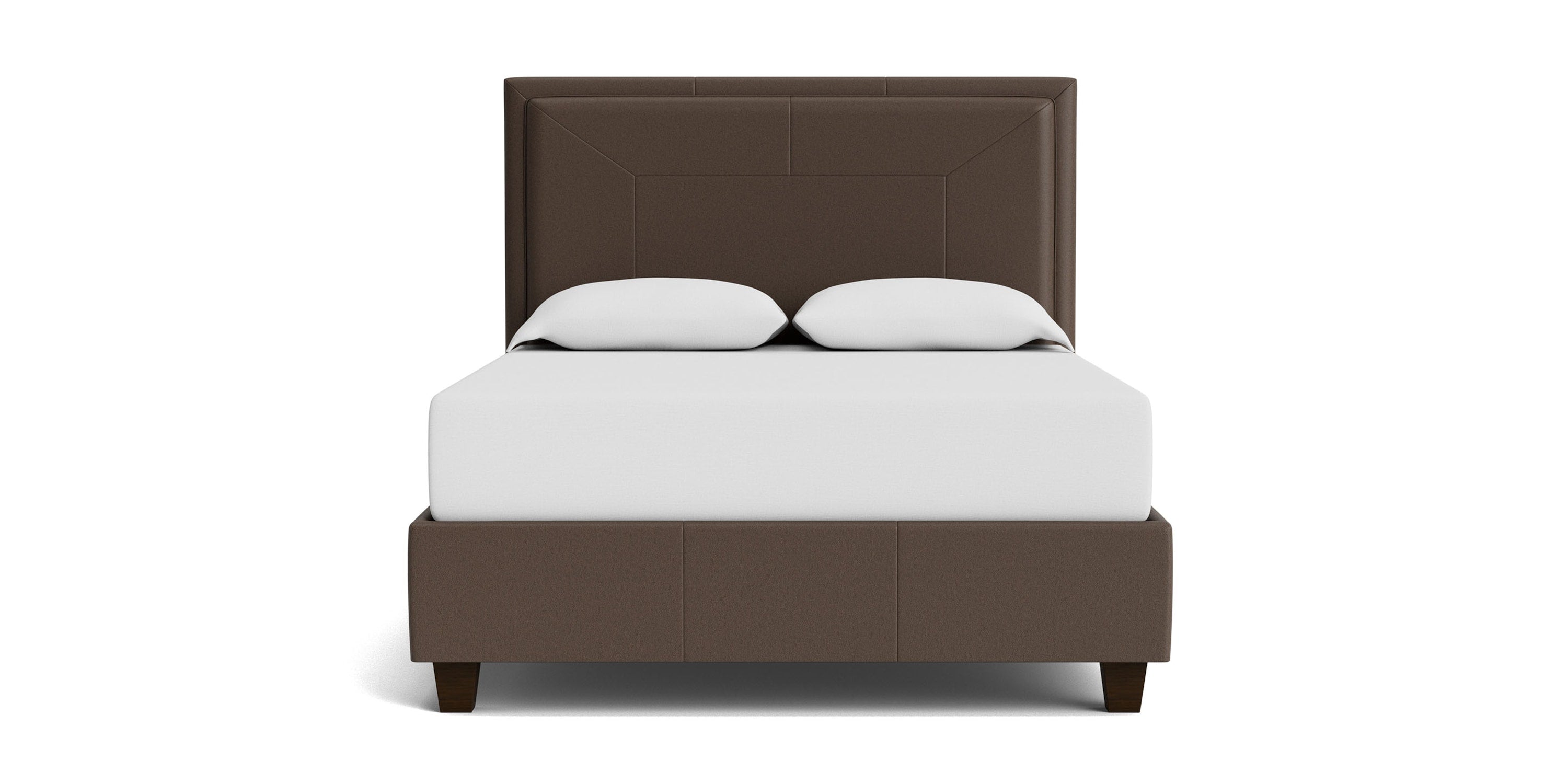 Manhattan Leather Upholstered Storage Bed Bassett Bedroom Furniture