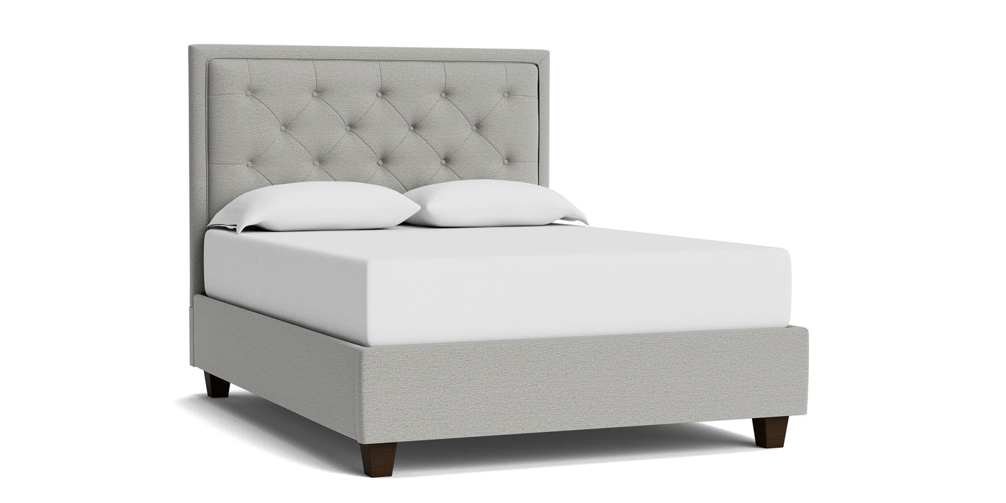 Manhattan Tufted Upholstered Storage Bed Bassett Bedroom Furniture