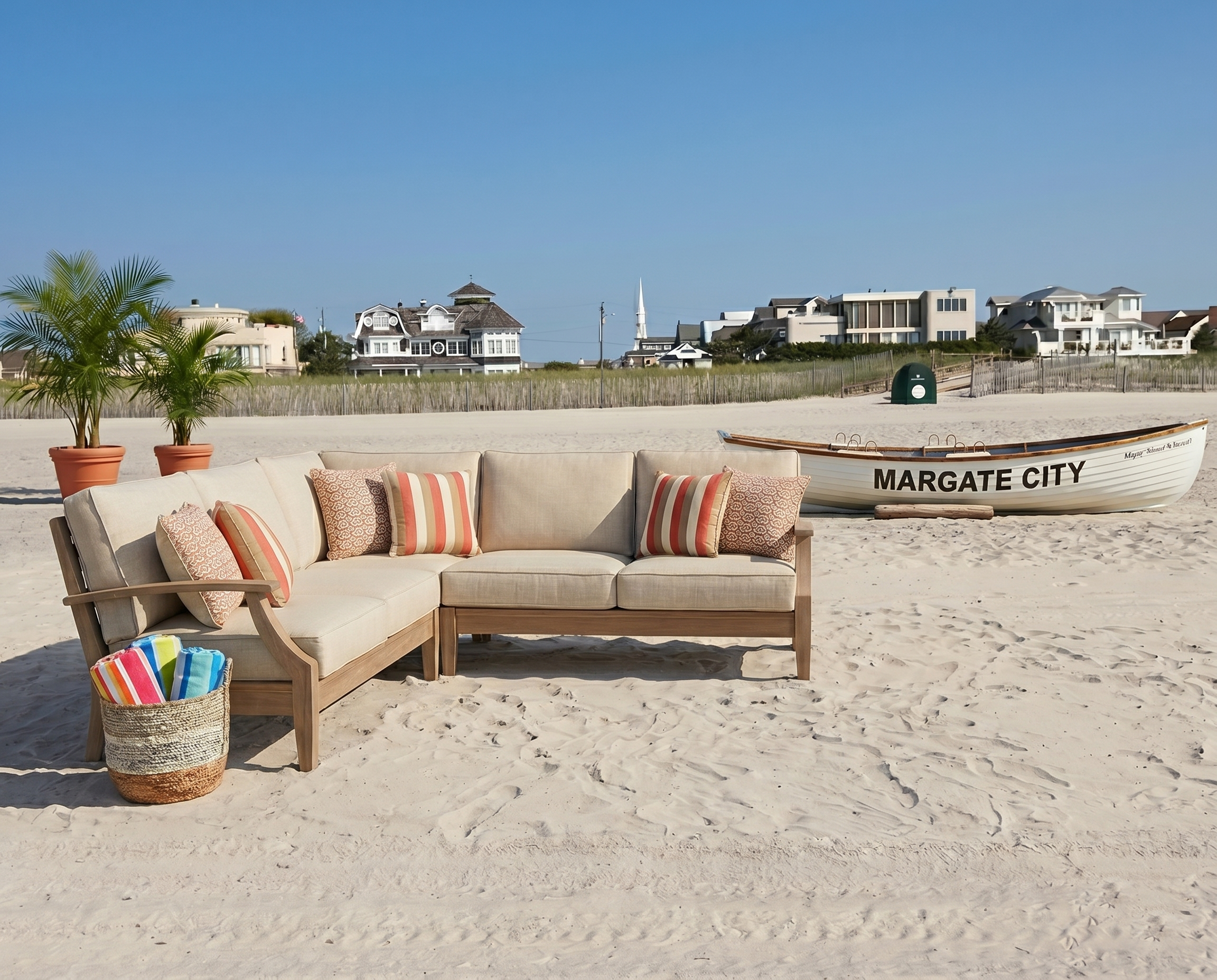 DOORBUSTER! Clare View 4-Piece Outdoor Sectional Signature Design by Ashley® Outdoor