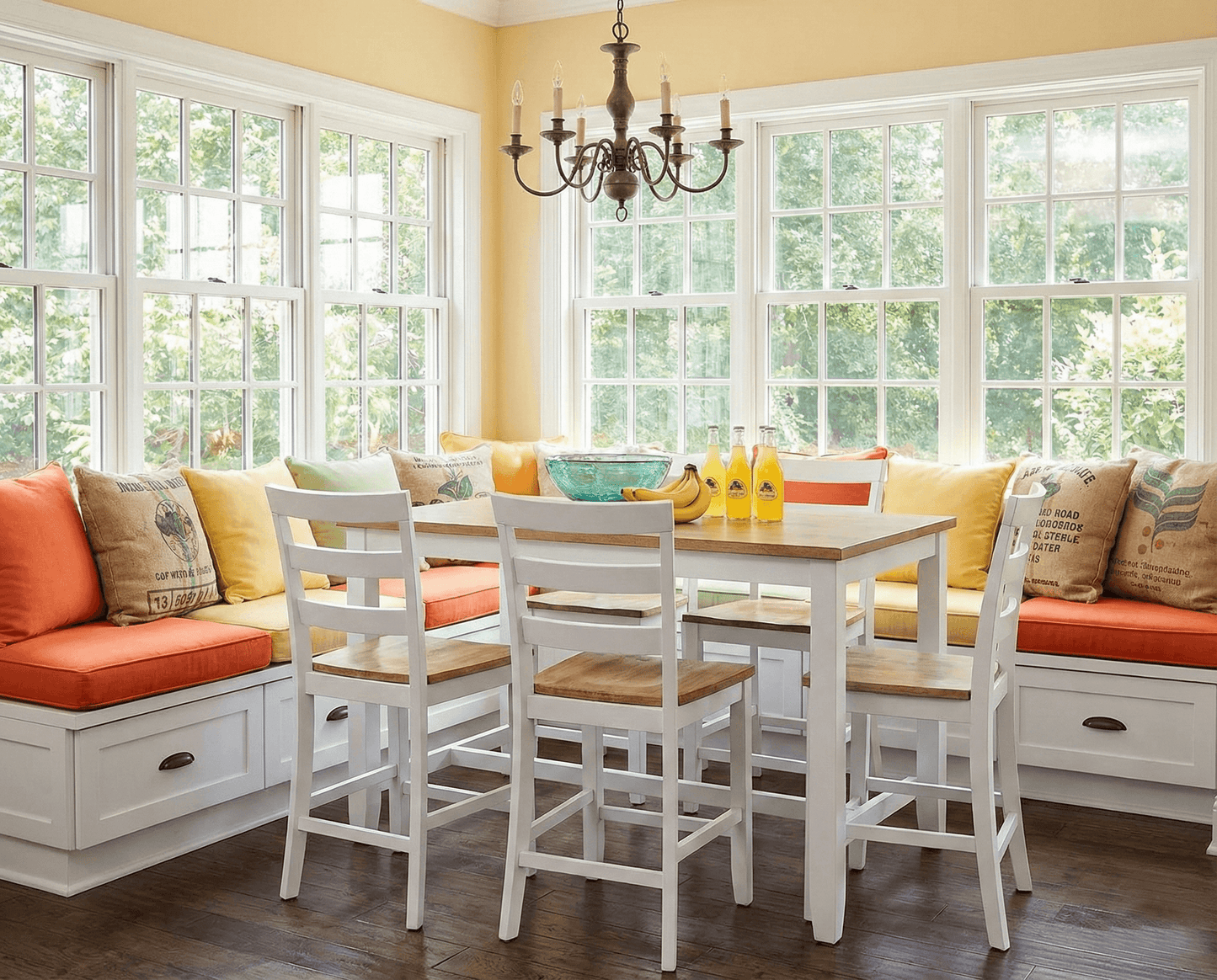 Gesthaven Counter Height Dining Table and 4 Barstools Ashley® Dining Room Sets