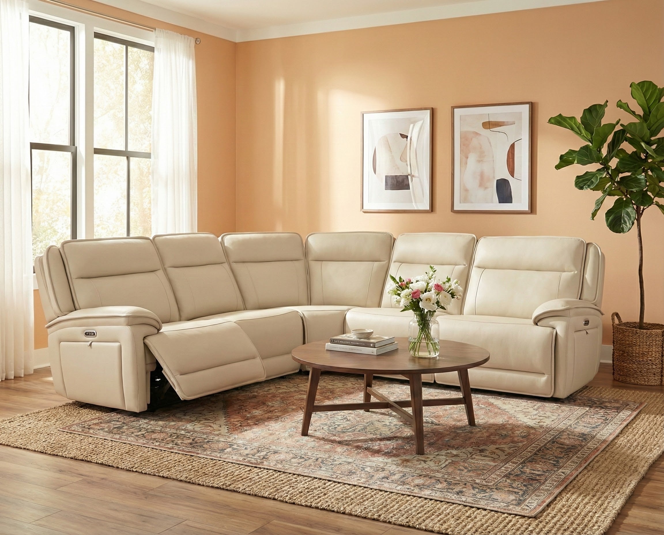 Double Deal 4-Piece Reclining Sectional Signature Design by Ashley® Living Room