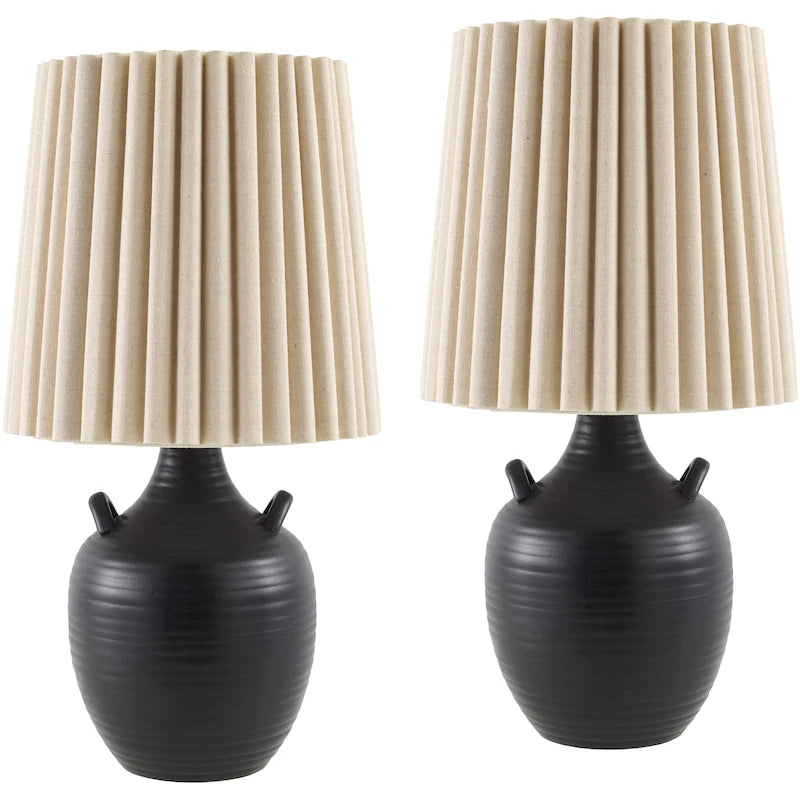 Sunken Accent Table Lamp — Black Livabliss Table Lamp