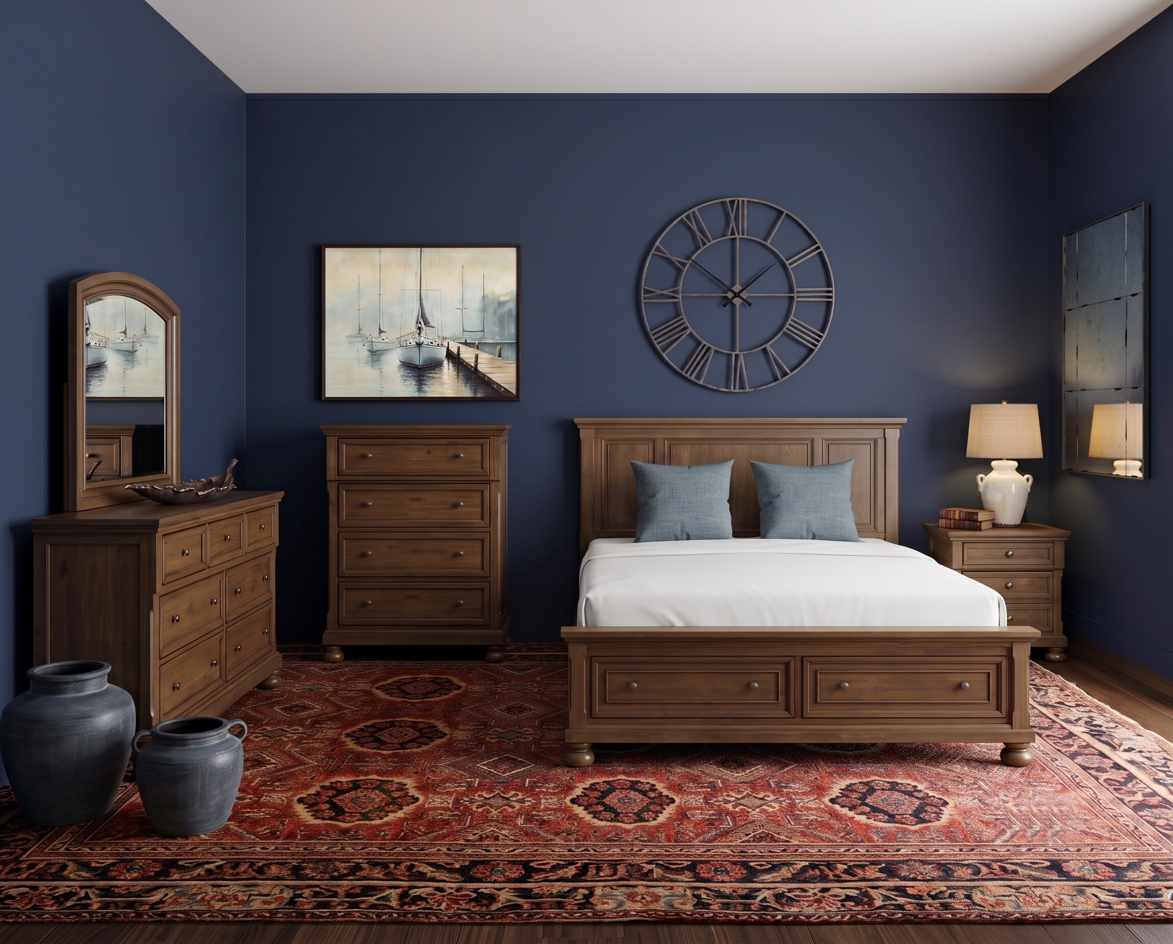 DOORBUSTER! Feddinger Queen Panel Bed, Dresser and Mirror — 3-Piece Set Signature Design by Ashley® Bedroom Set