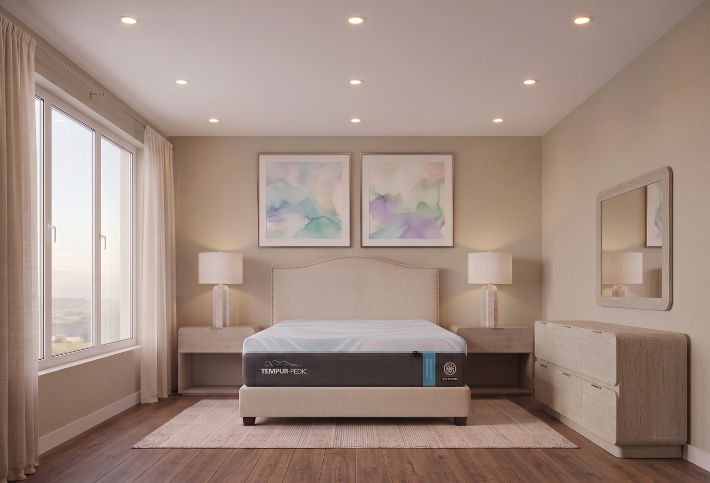 Pro breeze medium hybrid tempurpedic