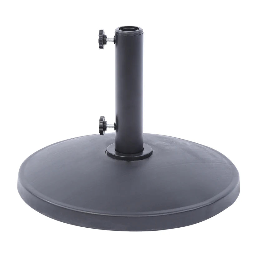 Kona Freestanding Designer Umbrella Base- Resin-Free Black Seahawk Designs Patio Umbrella Bases & Braces