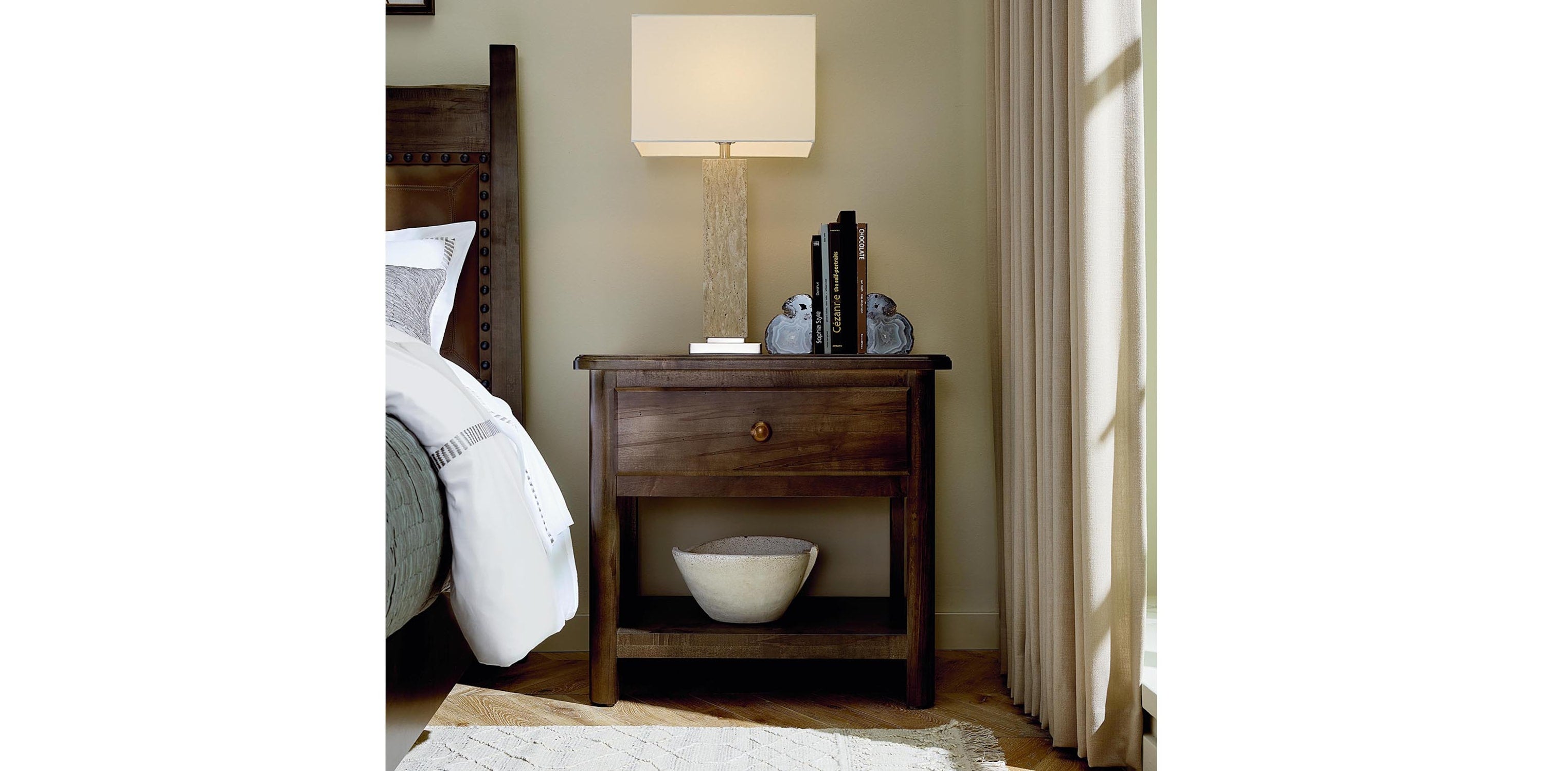 Heritage One Drawer Nightstand Bassett Bedroom Furniture