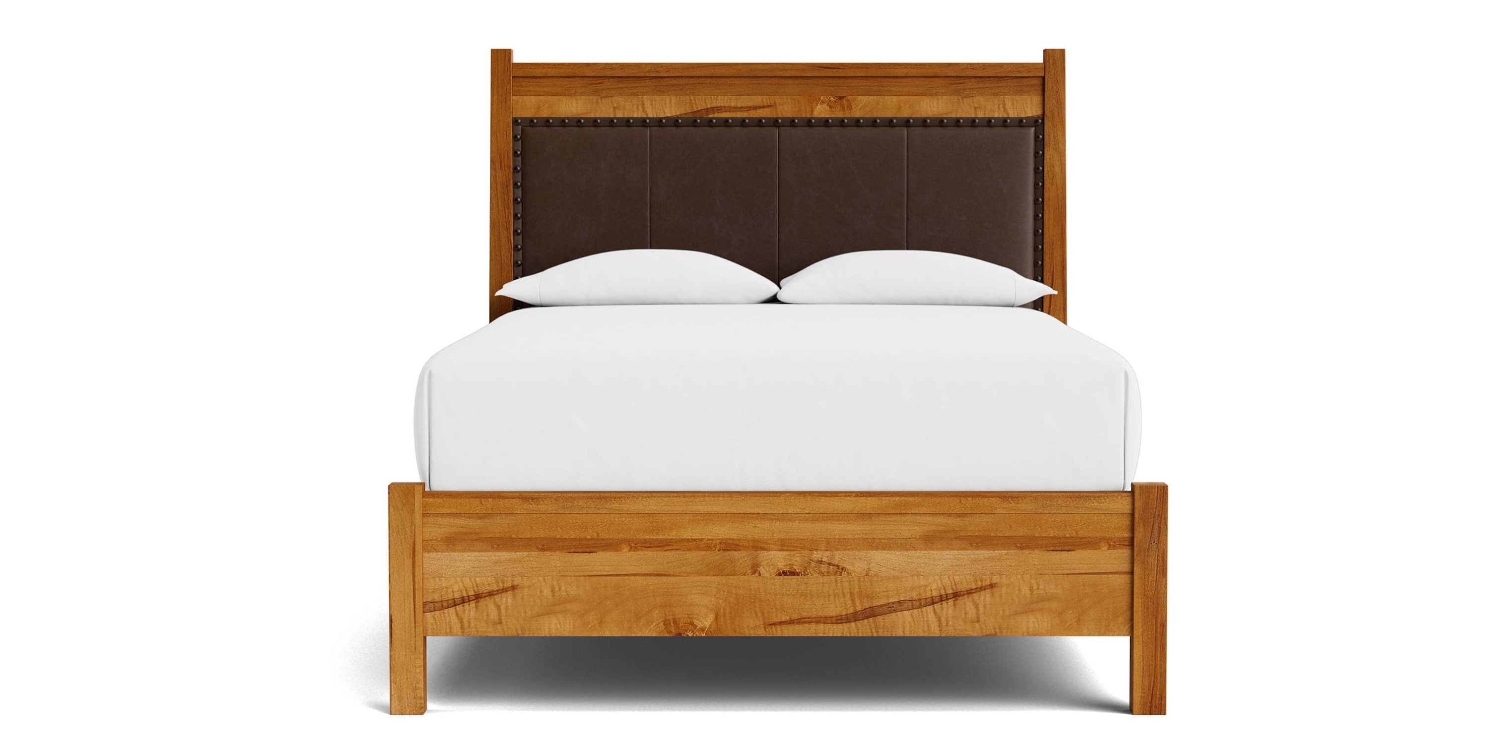 Heritage Leather Upholstered Bed Bassett Bedroom Furniture