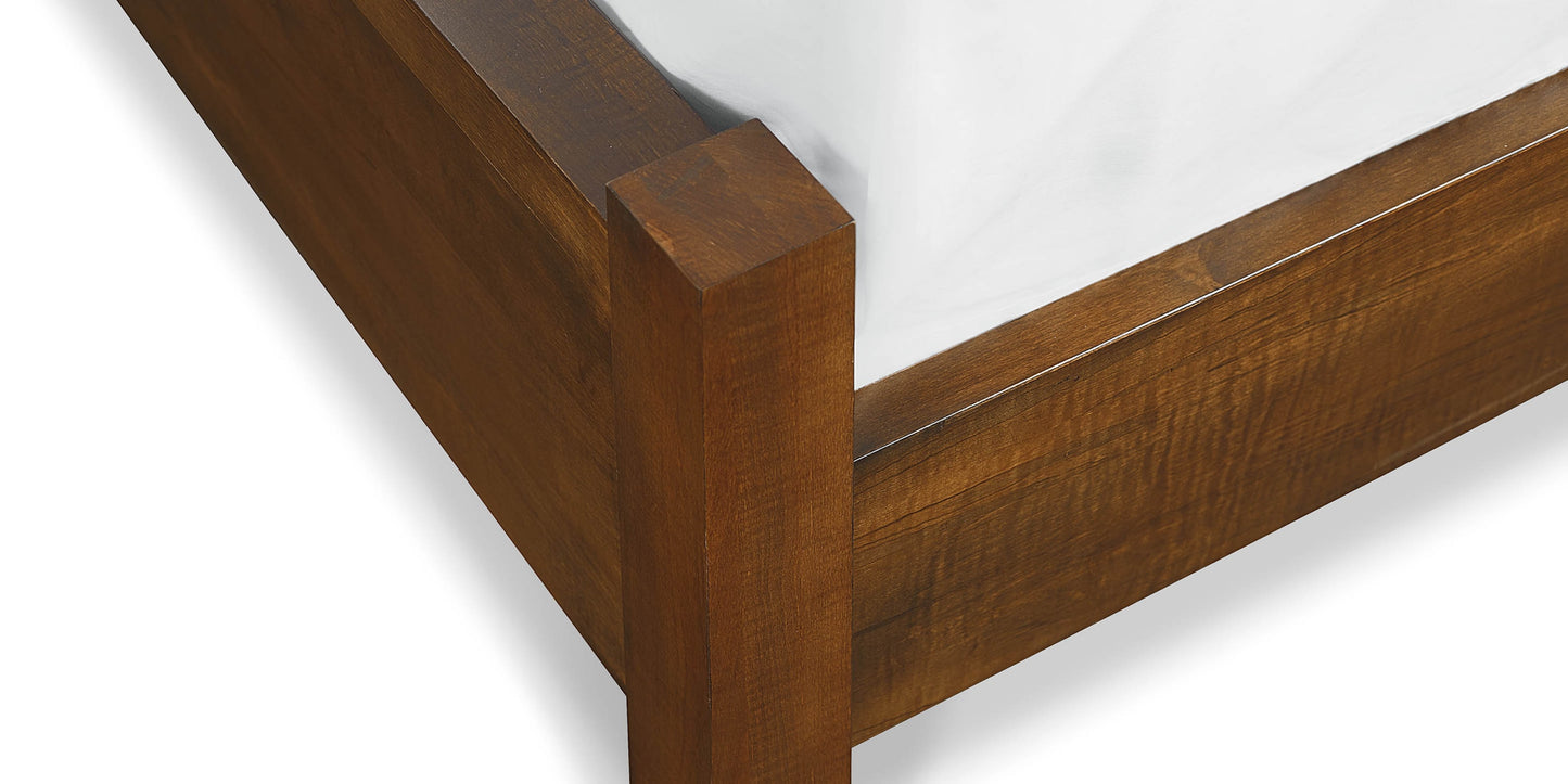 Heritage Live Edge Panel Bed Bassett Bedroom Furniture