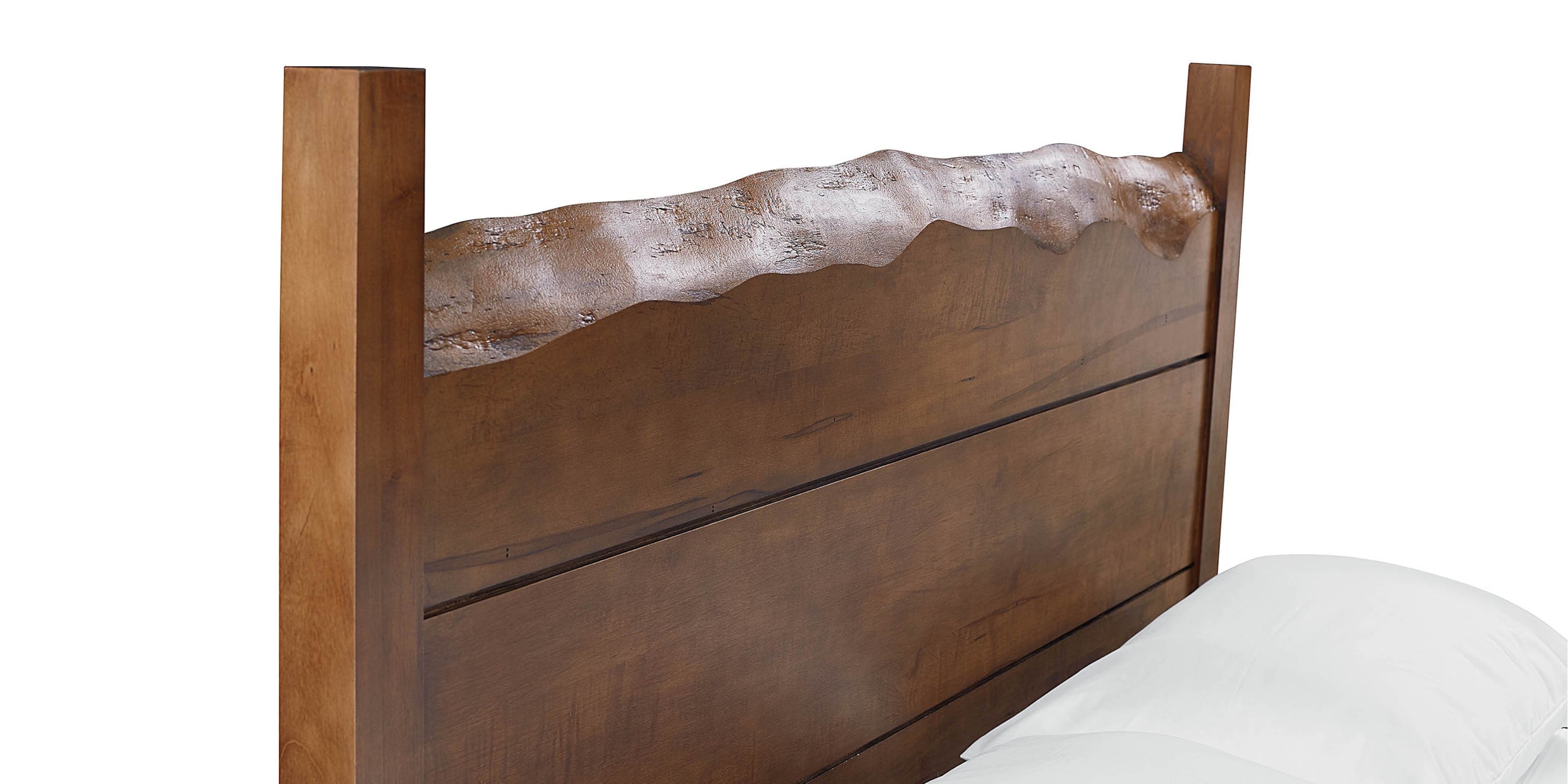 Heritage Live Edge Panel Bed Bassett Bedroom Furniture