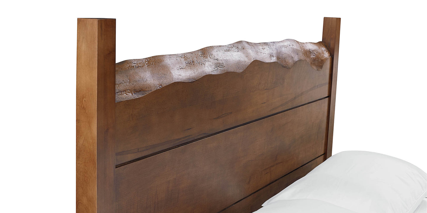 Heritage Live Edge Panel Bed Bassett Bedroom Furniture