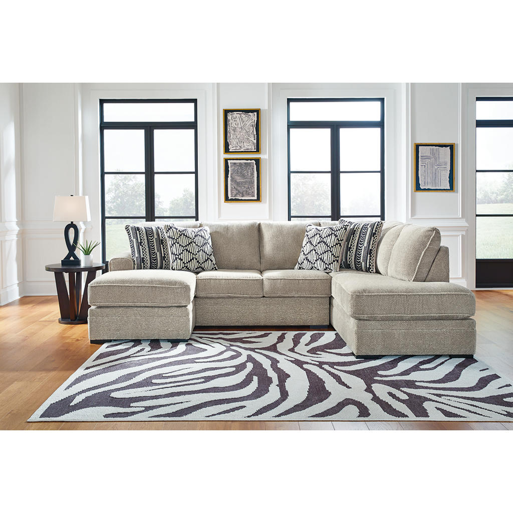 Calnita 2-Piece Sectional with Chaise Benchcraft® Living Room