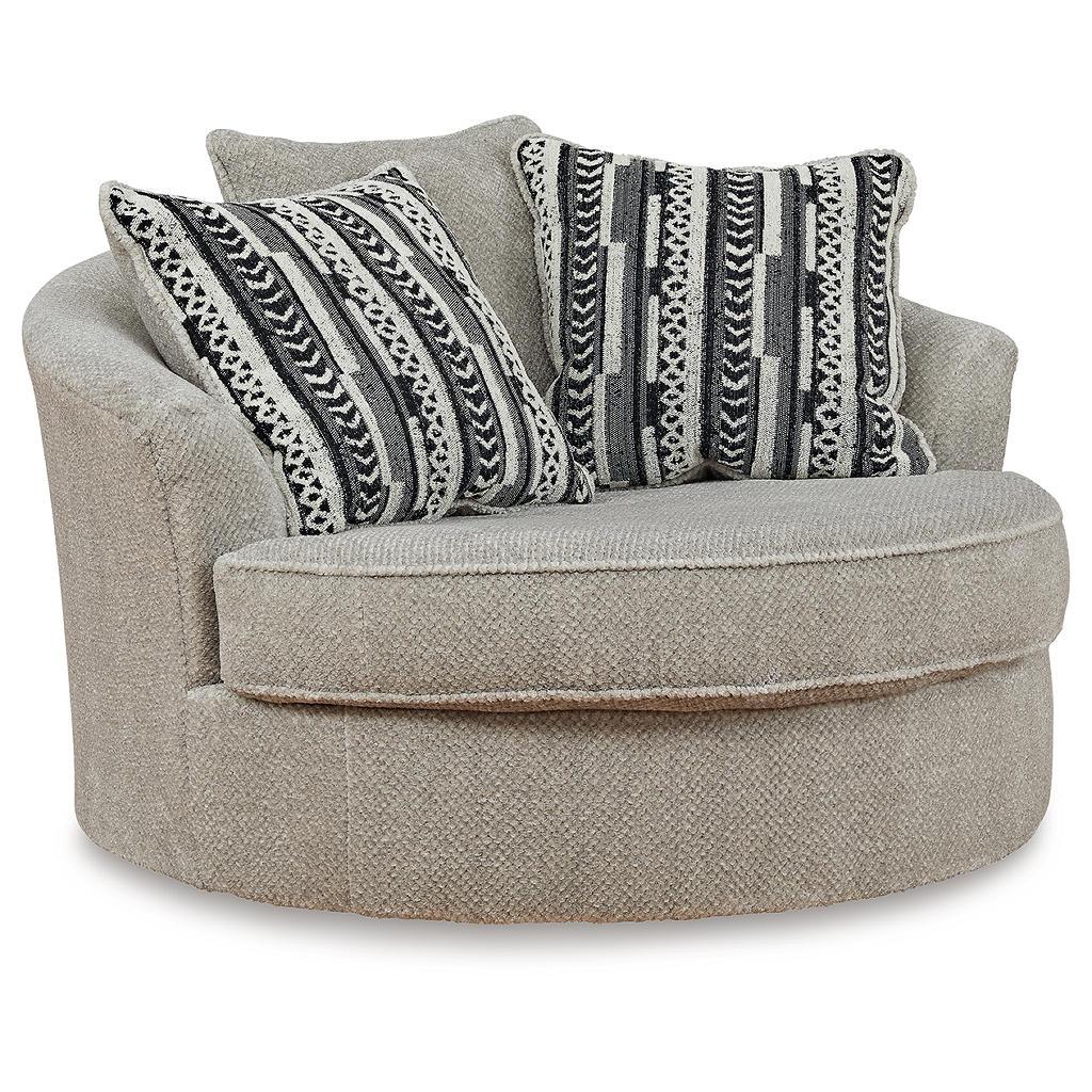 Calnita Oversized Swivel Chair — Sisal, 56 Inches Benchcraft® Living Room