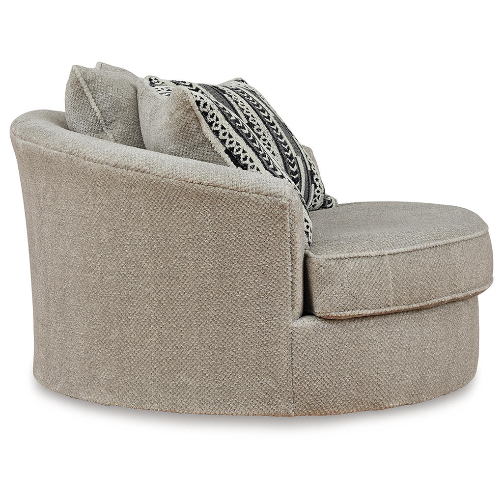 Calnita Oversized Swivel Chair and Ottoman Benchcraft® Uncategorized