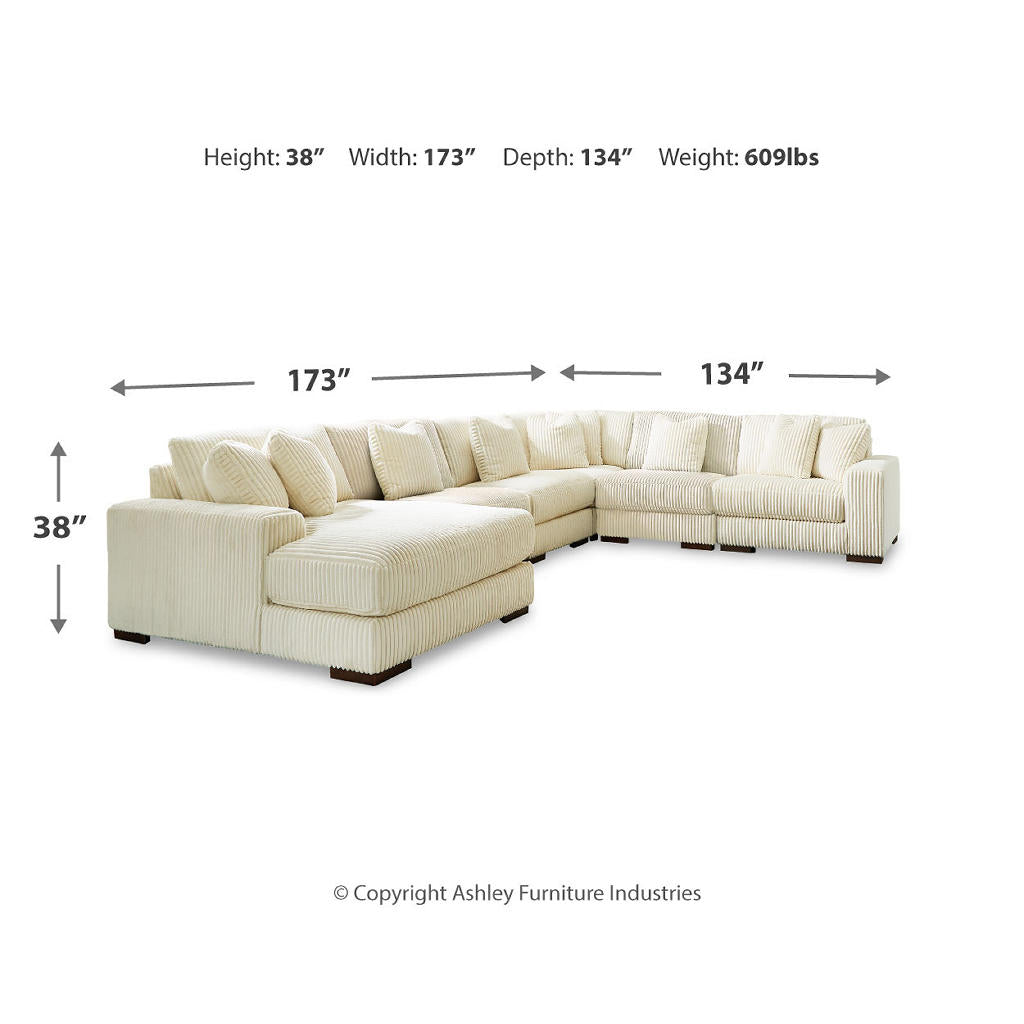 Lindyn 6-Piece Sectional with Chaise Signature Design by Ashley® Living Room