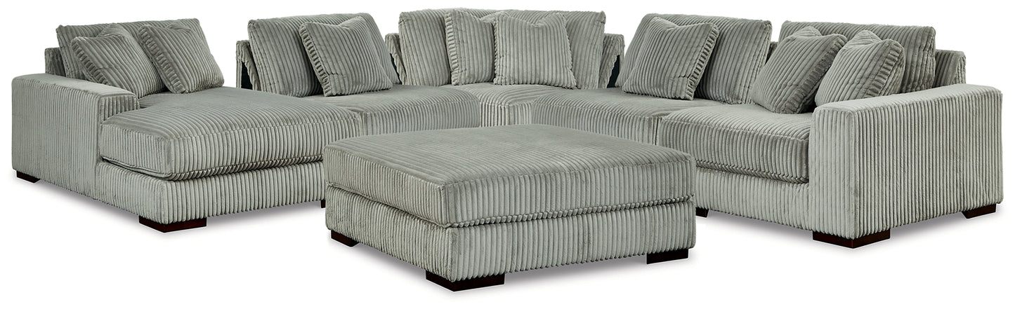 Lindyn 5-Piece Sectional and Ottoman