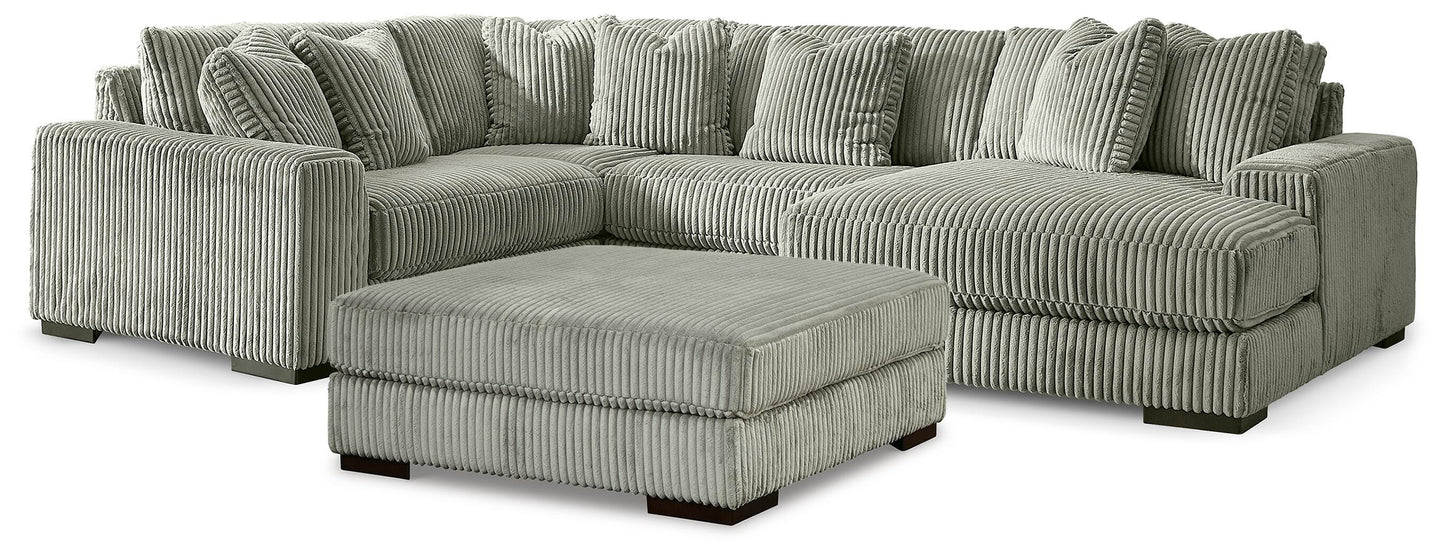 Lindyn 4-Piece Sectional with Chaise and Oversized Ottoman Signature Design by Ashley® Living Room