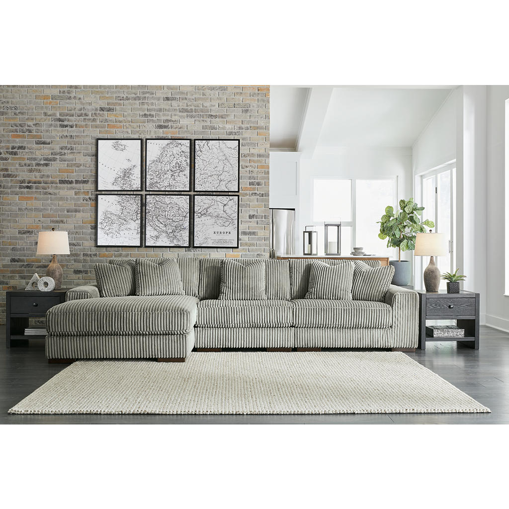 Lindyn 3-Piece Sectional and Oversized Swivel Accent Chair Signature Design by Ashley® Uncategorized