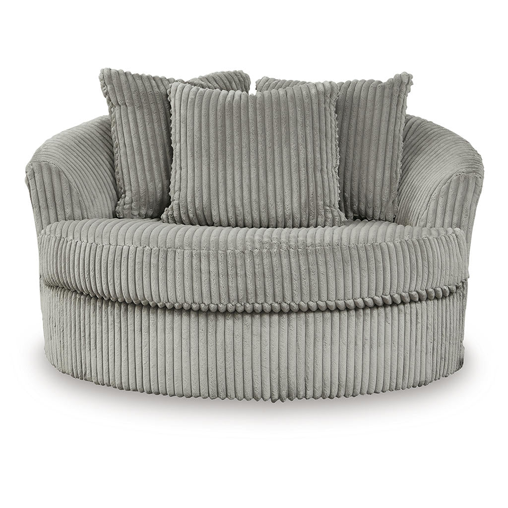 Lindyn 3-Piece Sectional and Oversized Swivel Accent Chair Signature Design by Ashley® Uncategorized