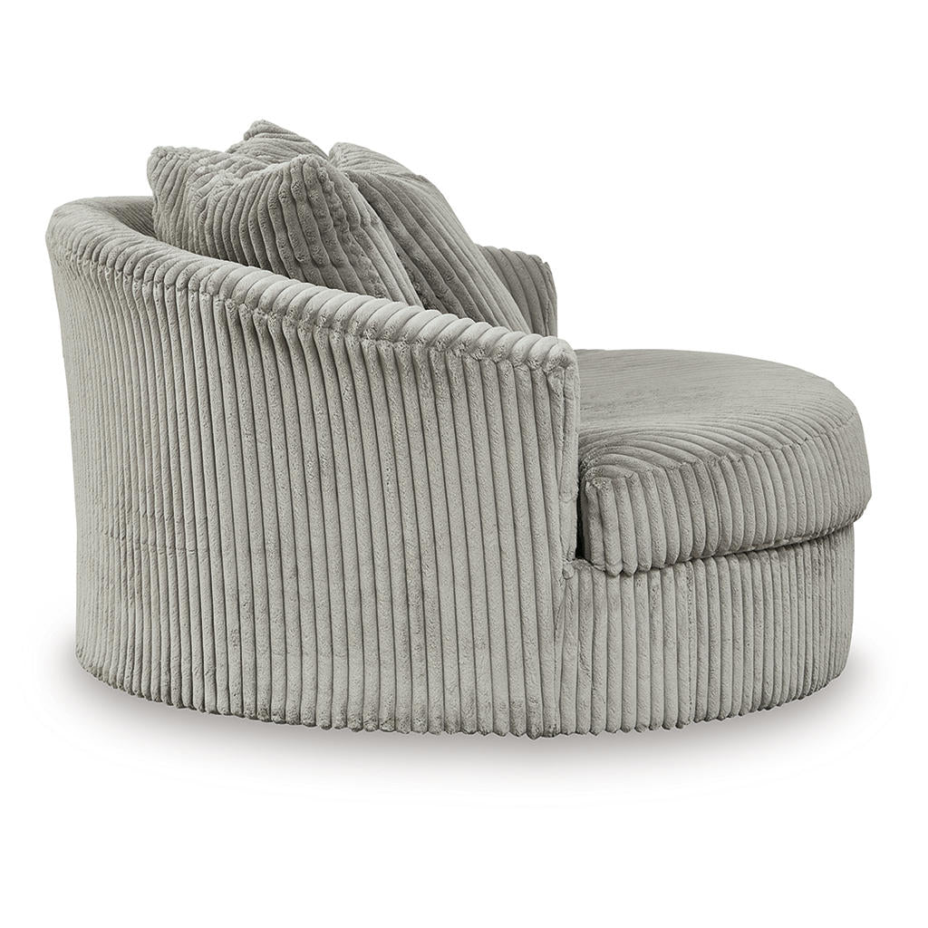 Lindyn 3-Piece Sectional and Oversized Swivel Accent Chair Signature Design by Ashley® Uncategorized