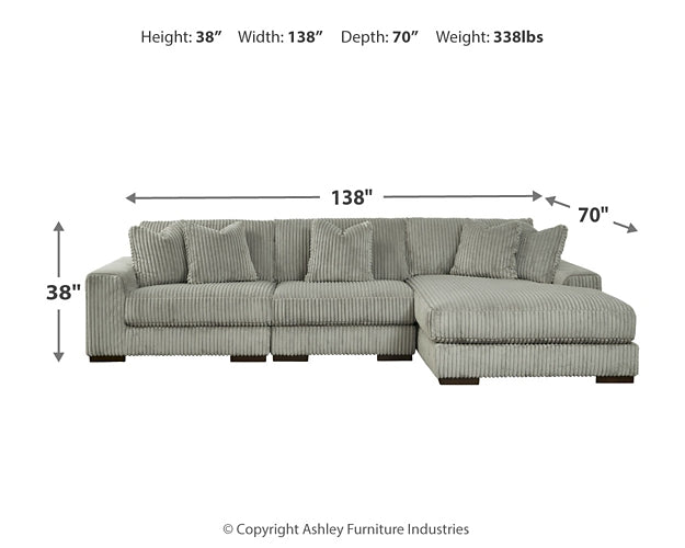 Lindyn 3-Piece Sectional and Chair