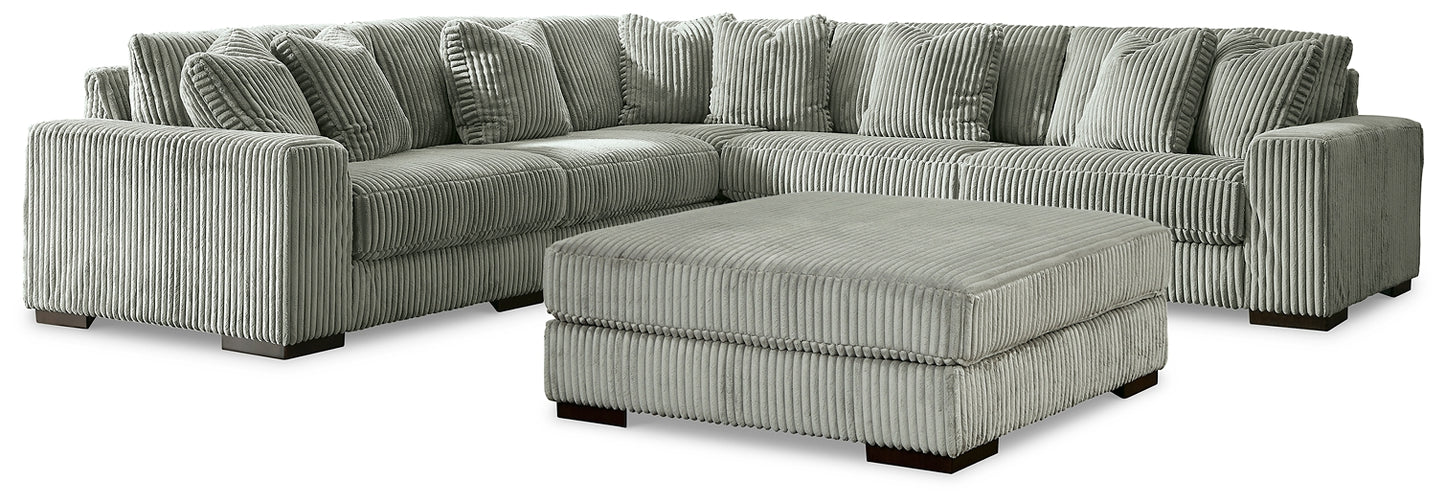 Lindyn 5-Piece Sectional and Ottoman