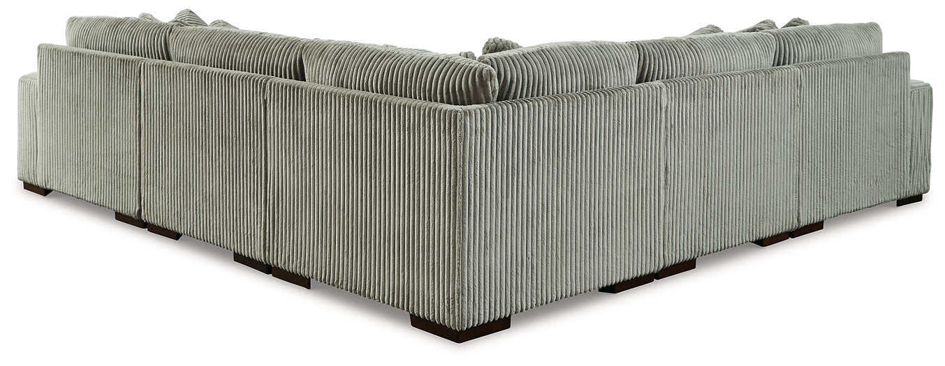 Lindyn 5-Piece Sectional and Ottoman