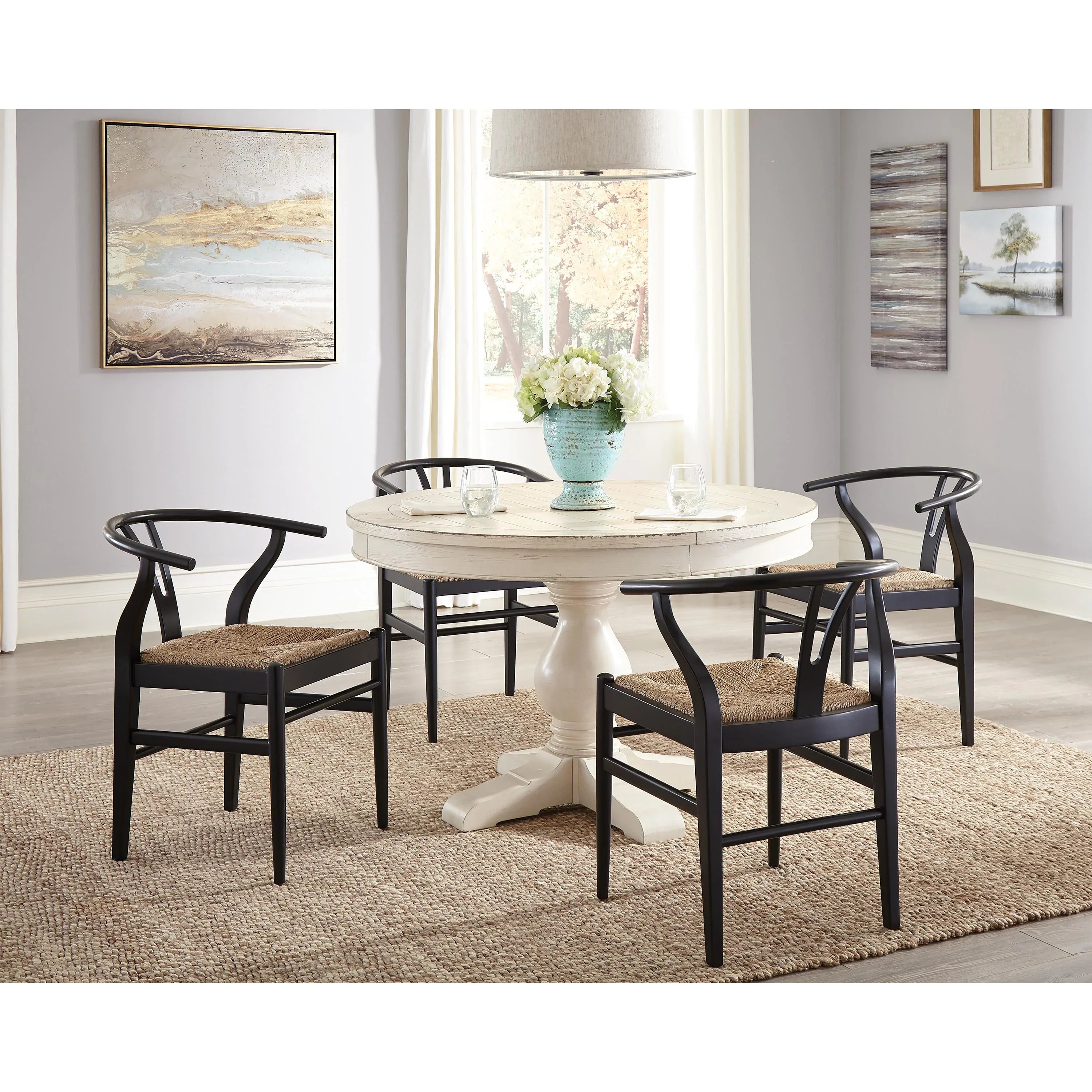 Aberdeen Round Dining Table-pedstl Riverside Furniture Dining