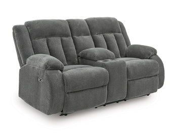 Observation Power Reclining Loveseat with Console Signature Design by Ashley® Living Room