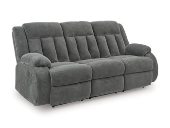 Observation Power Reclining Sofa with Drop Down Table Signature Design by Ashley® Living Room