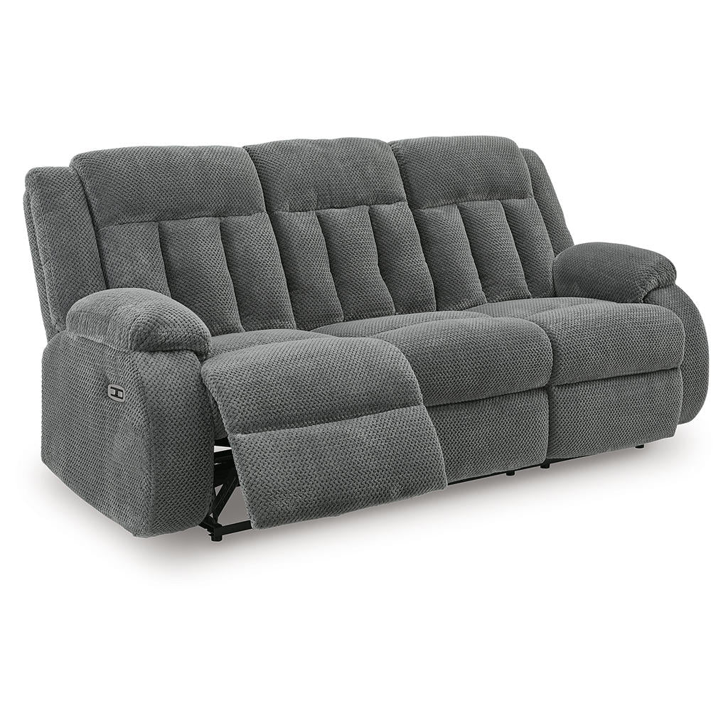Observation Power Reclining Sofa with Drop Down Table Signature Design by Ashley® Living Room