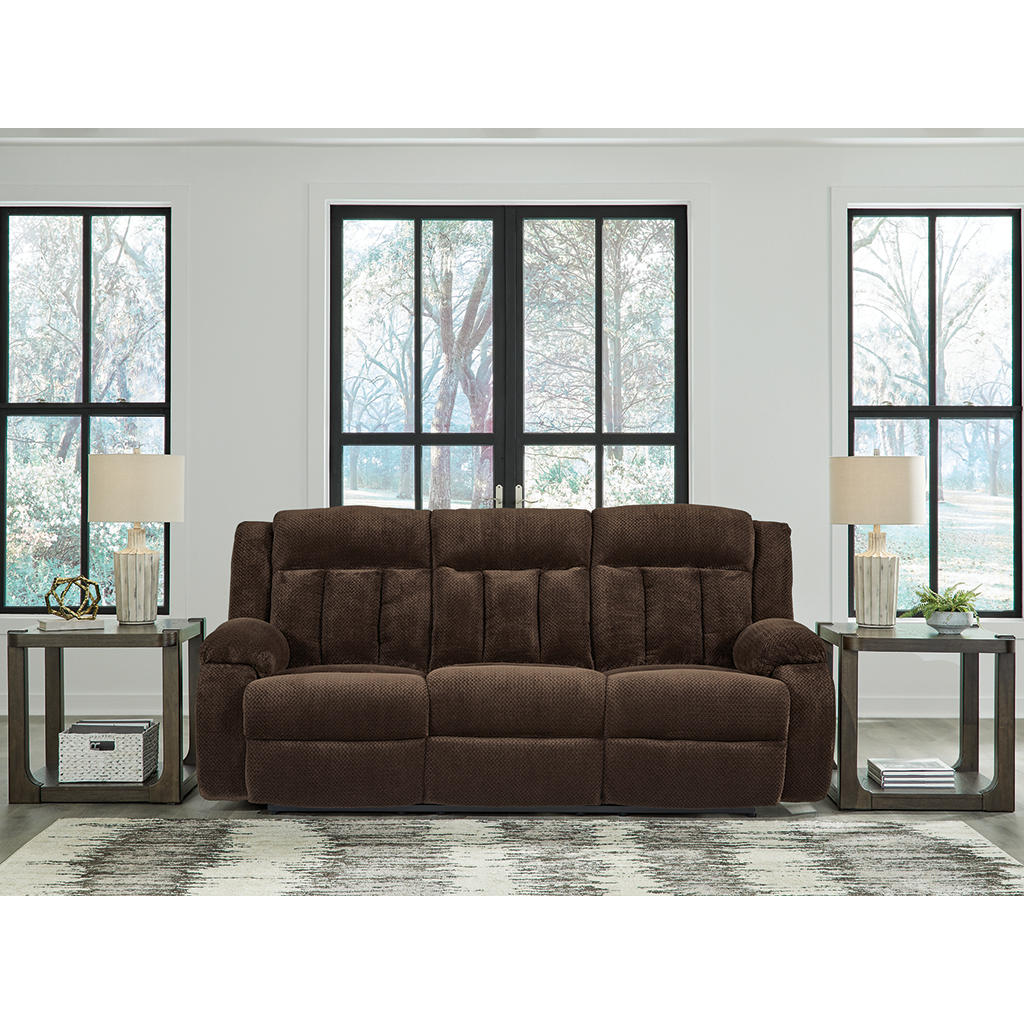 Observation Power Reclining Sofa with Drop Down Table Signature Design by Ashley® Living Room