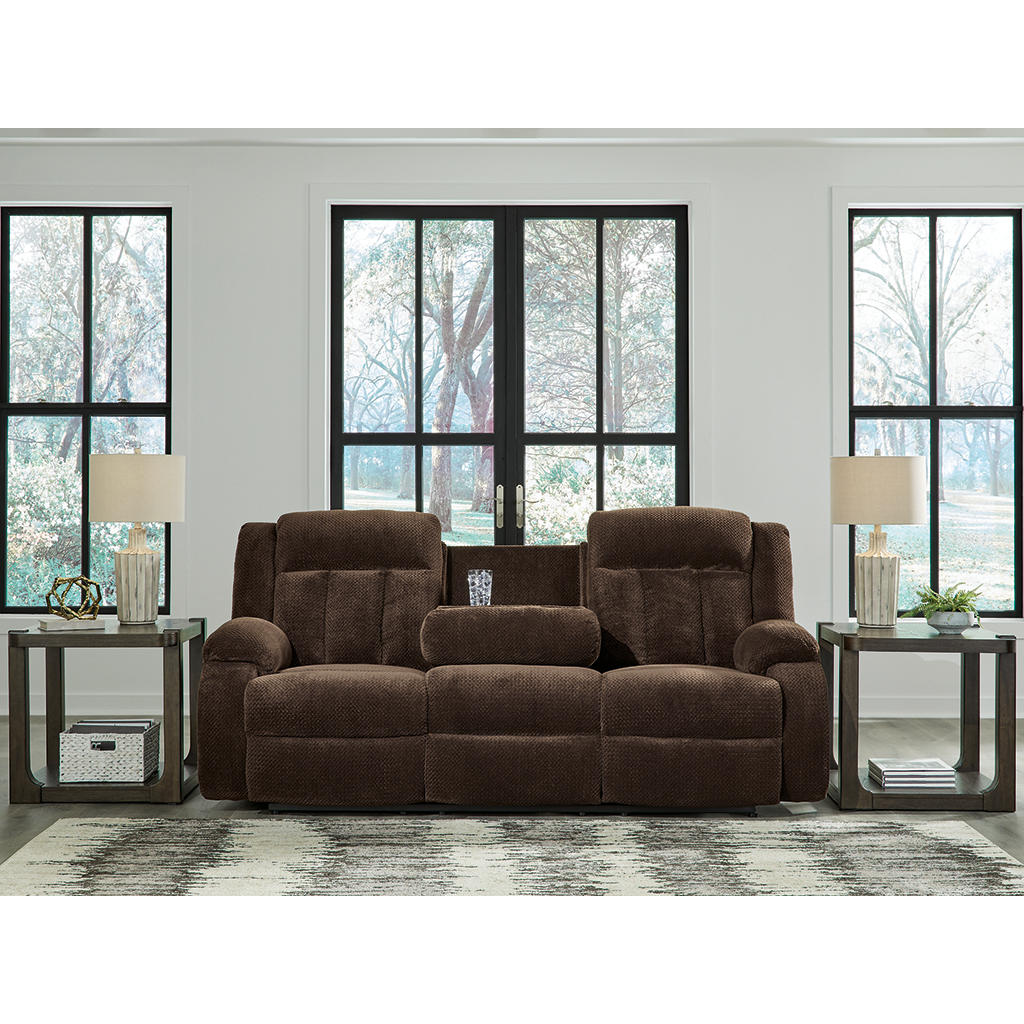 Observation Power Reclining Sofa with Drop Down Table Signature Design by Ashley® Living Room