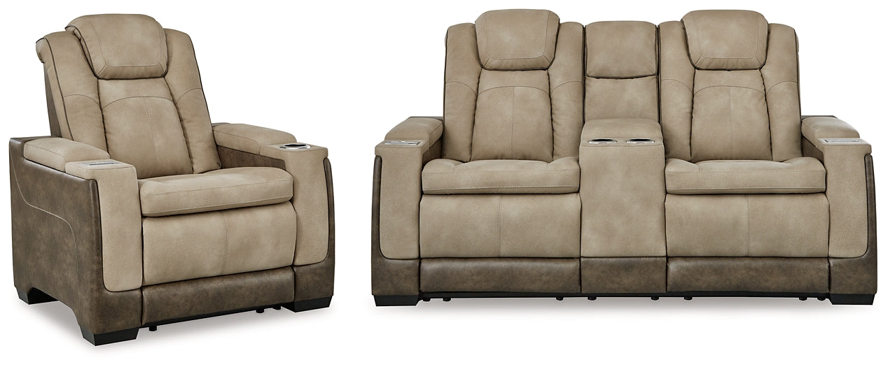 Next-Gen DuraPella Power Reclining Loveseat and Power Recliner