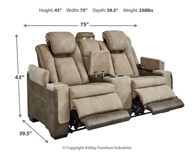 Next-Gen DuraPella Power Reclining Loveseat and Power Recliner