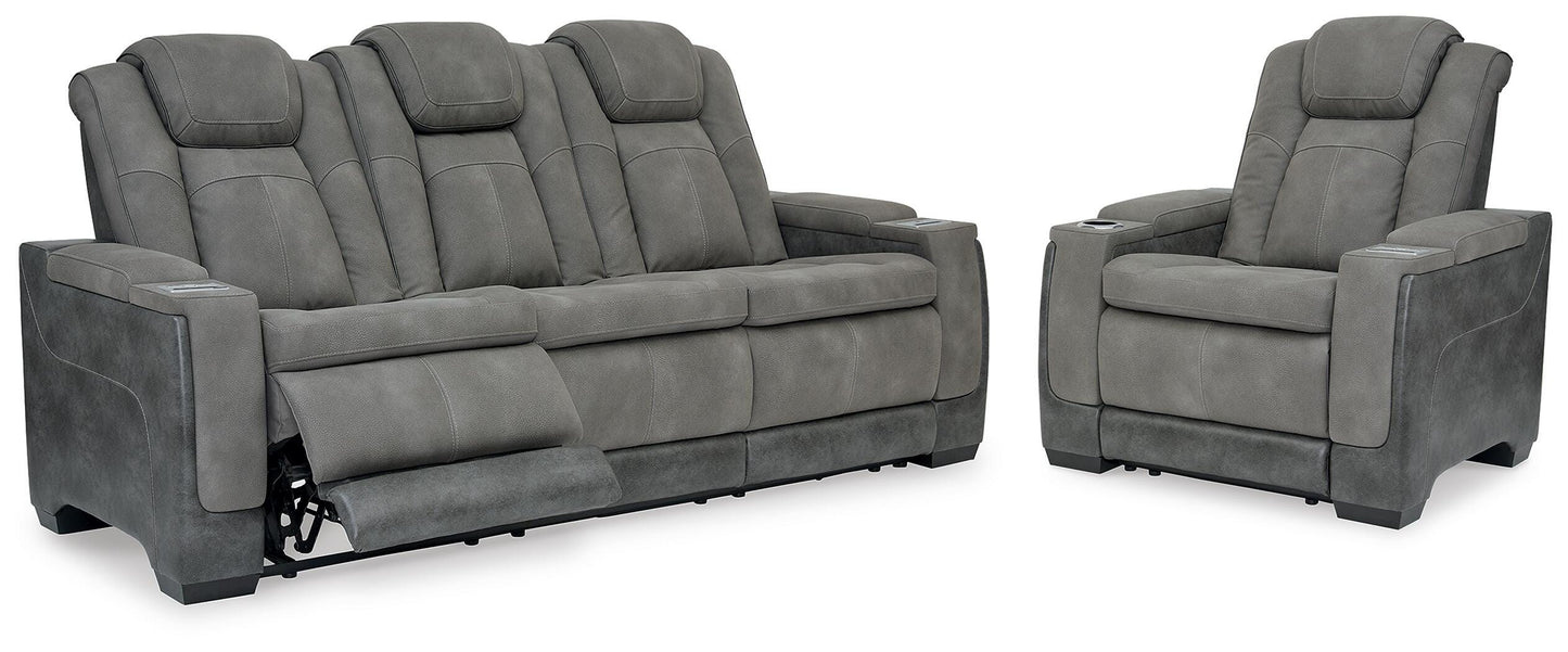 Next-Gen Durapella Power Reclining Sofa and Power Recliner