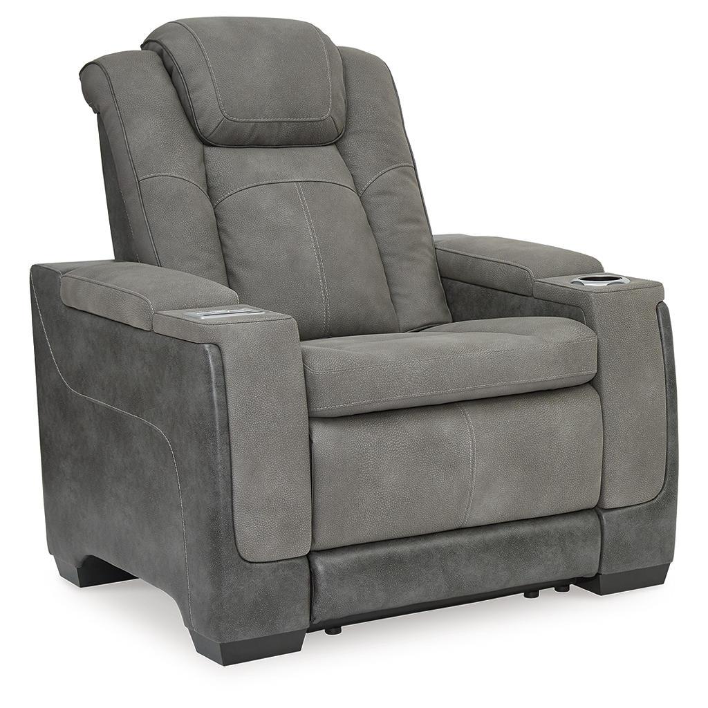 Next-Gen Durapella Power Recliner — Slate 39 Inch Signature Design by Ashley® Living Room