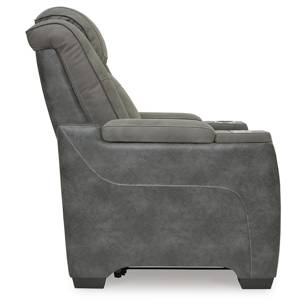 Next-Gen Durapella Power Recliner — Slate 39 Inch Signature Design by Ashley® Living Room