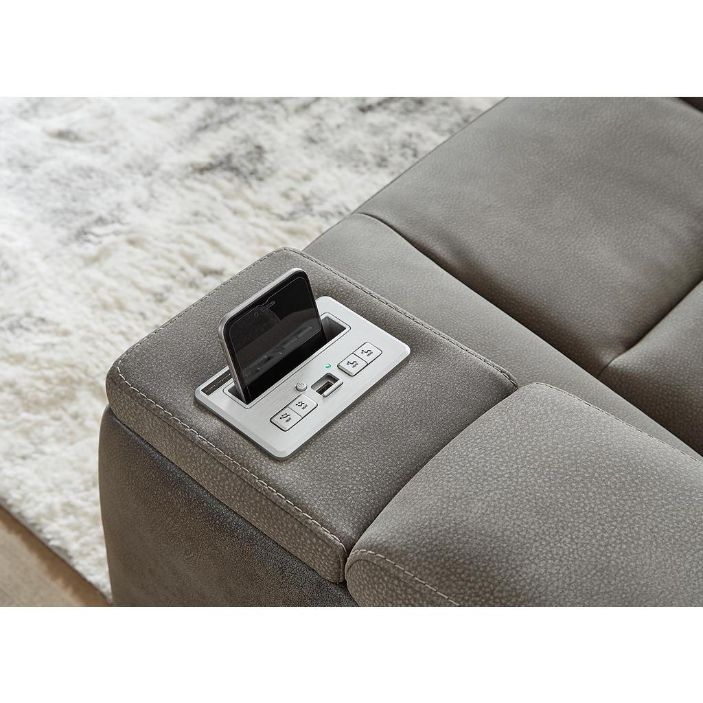 Next-Gen Durapella Power Recliner — Slate 39 Inch Signature Design by Ashley® Living Room