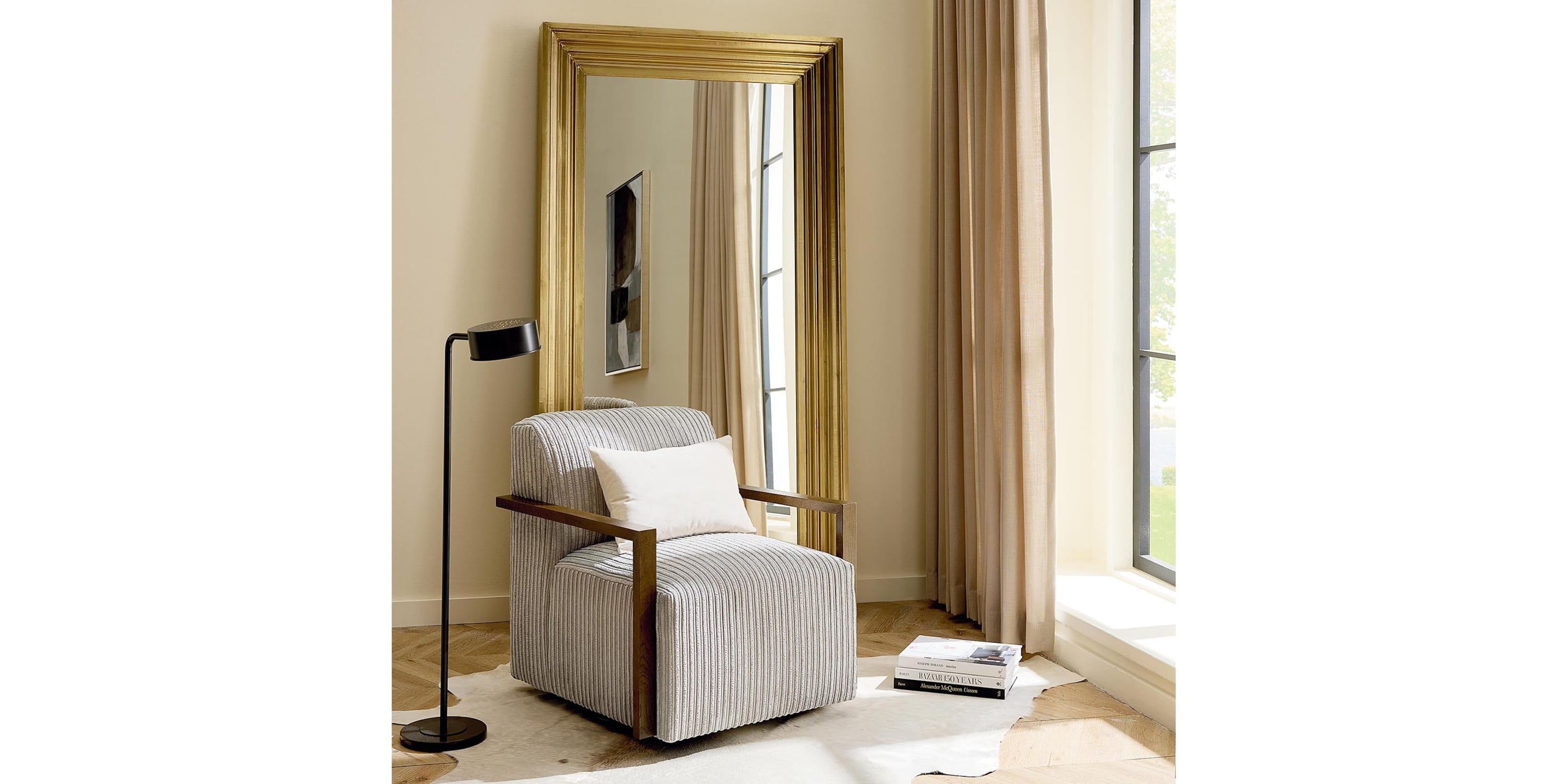 Gallagher Floor Mirror Bassett