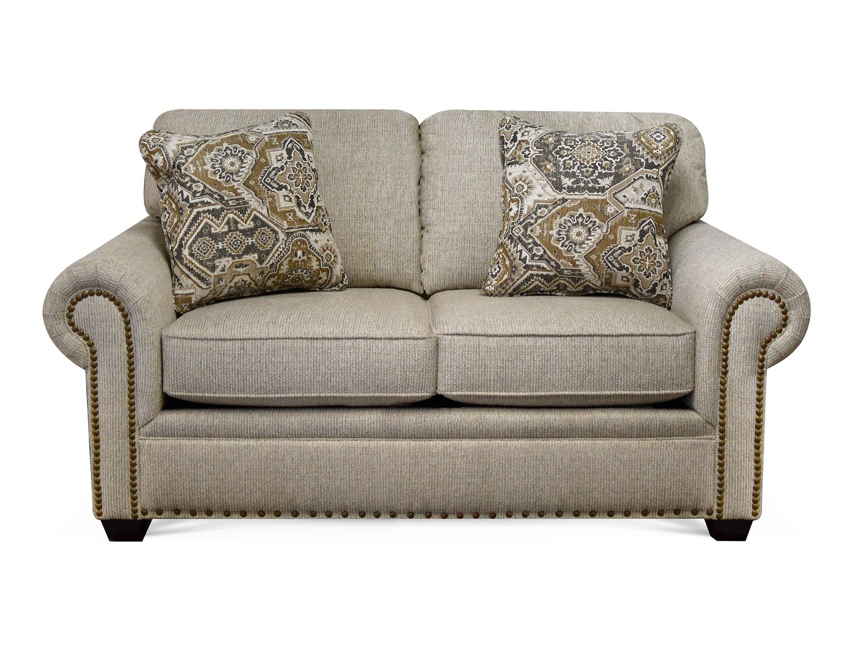 Brett Loveseat with Nails