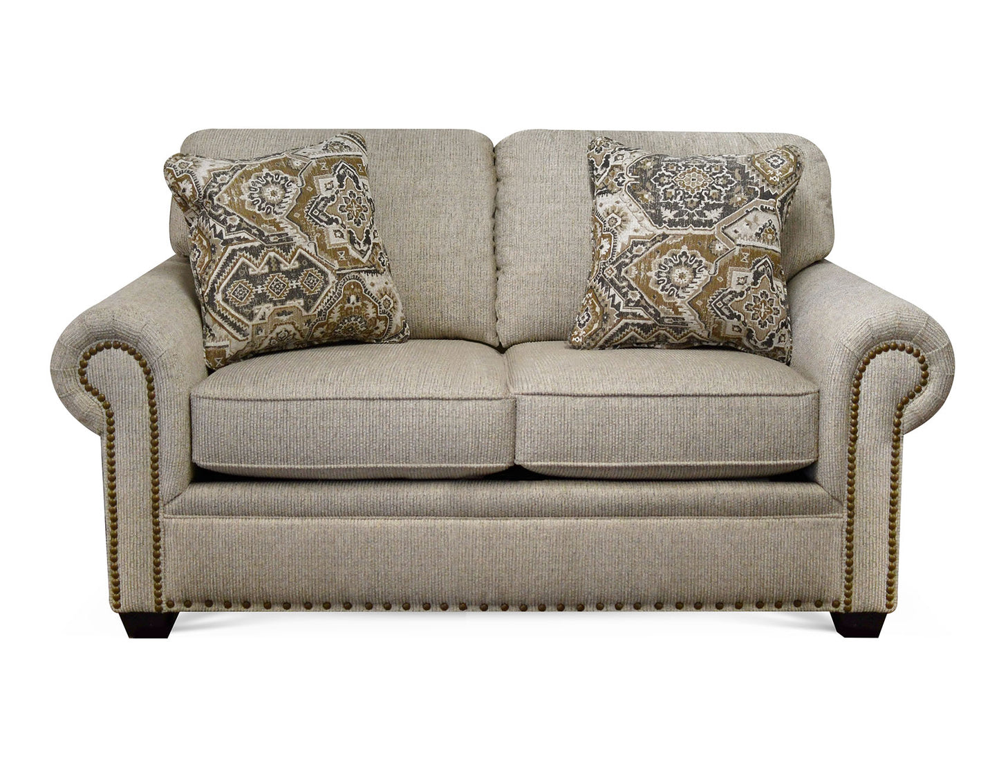 Brett Loveseat with Nails