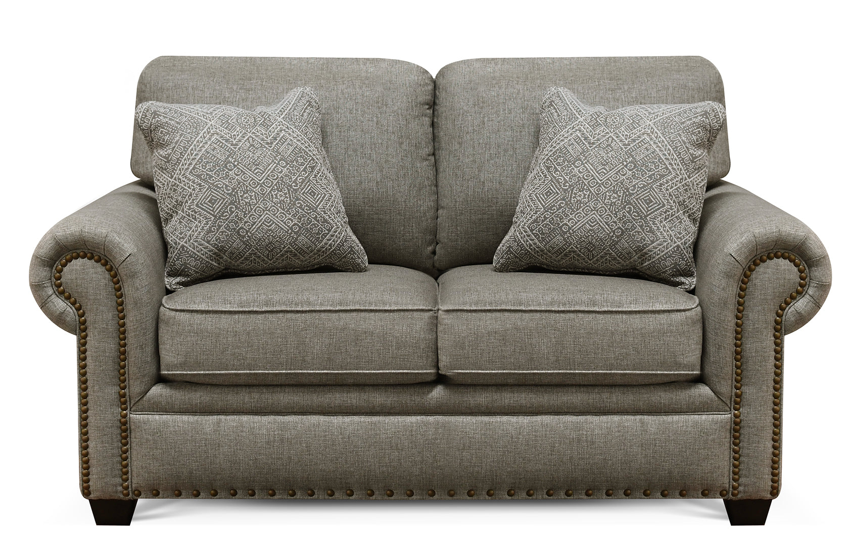 Brett Loveseat with Nails
