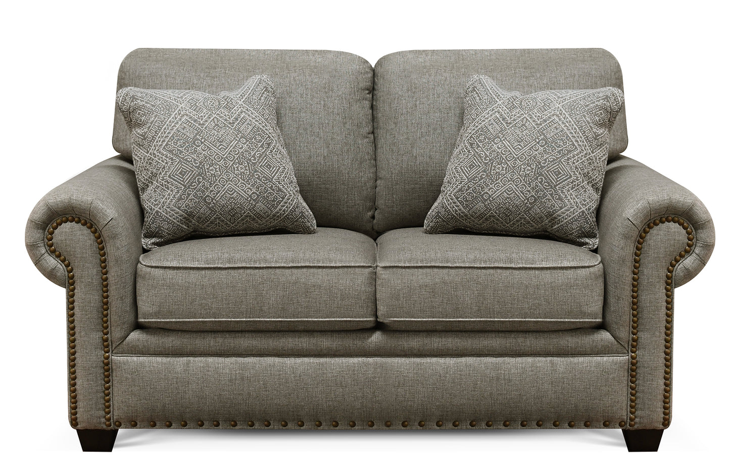Brett Loveseat with Nails