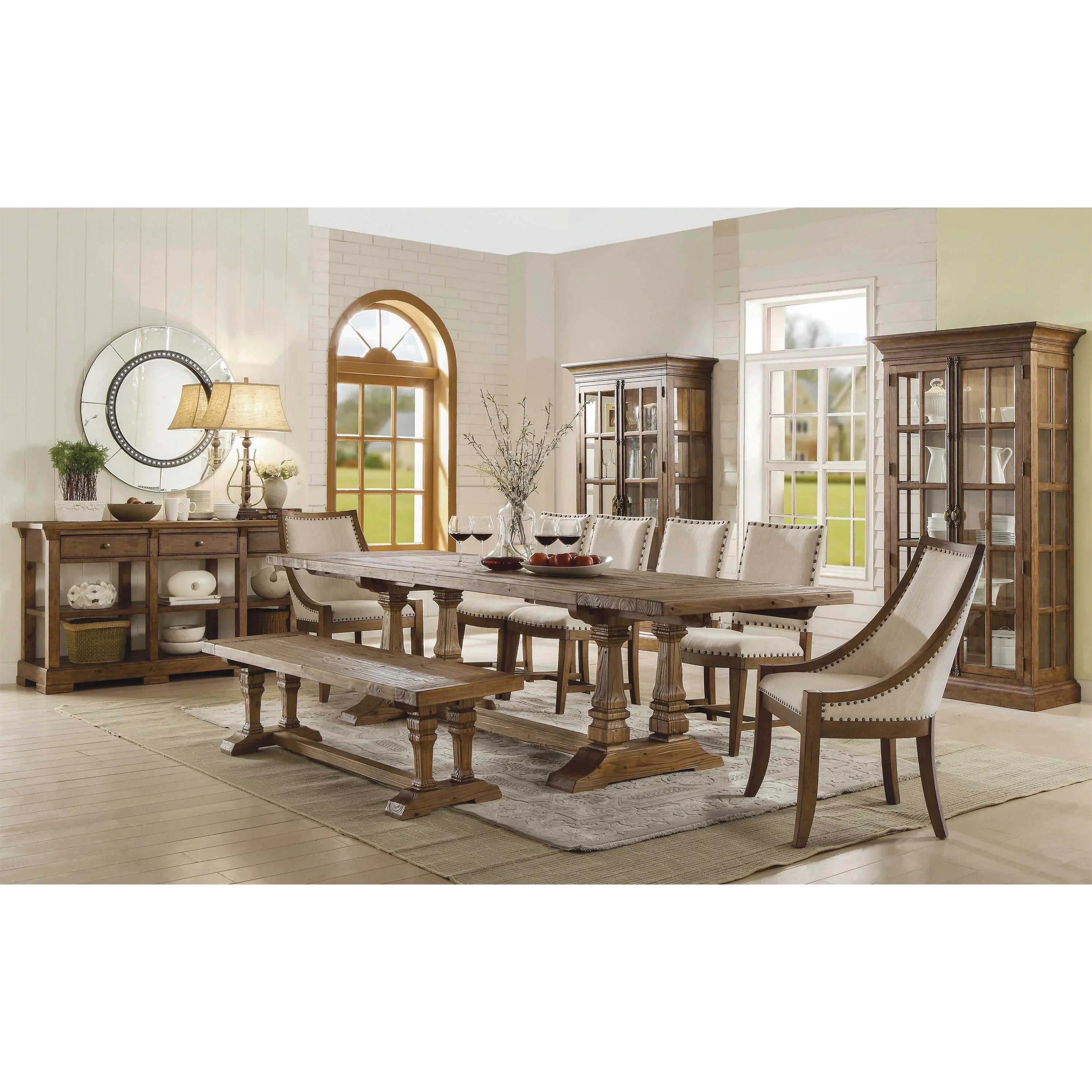 Hawthorne Dining Bench Riverside Furniture Dining