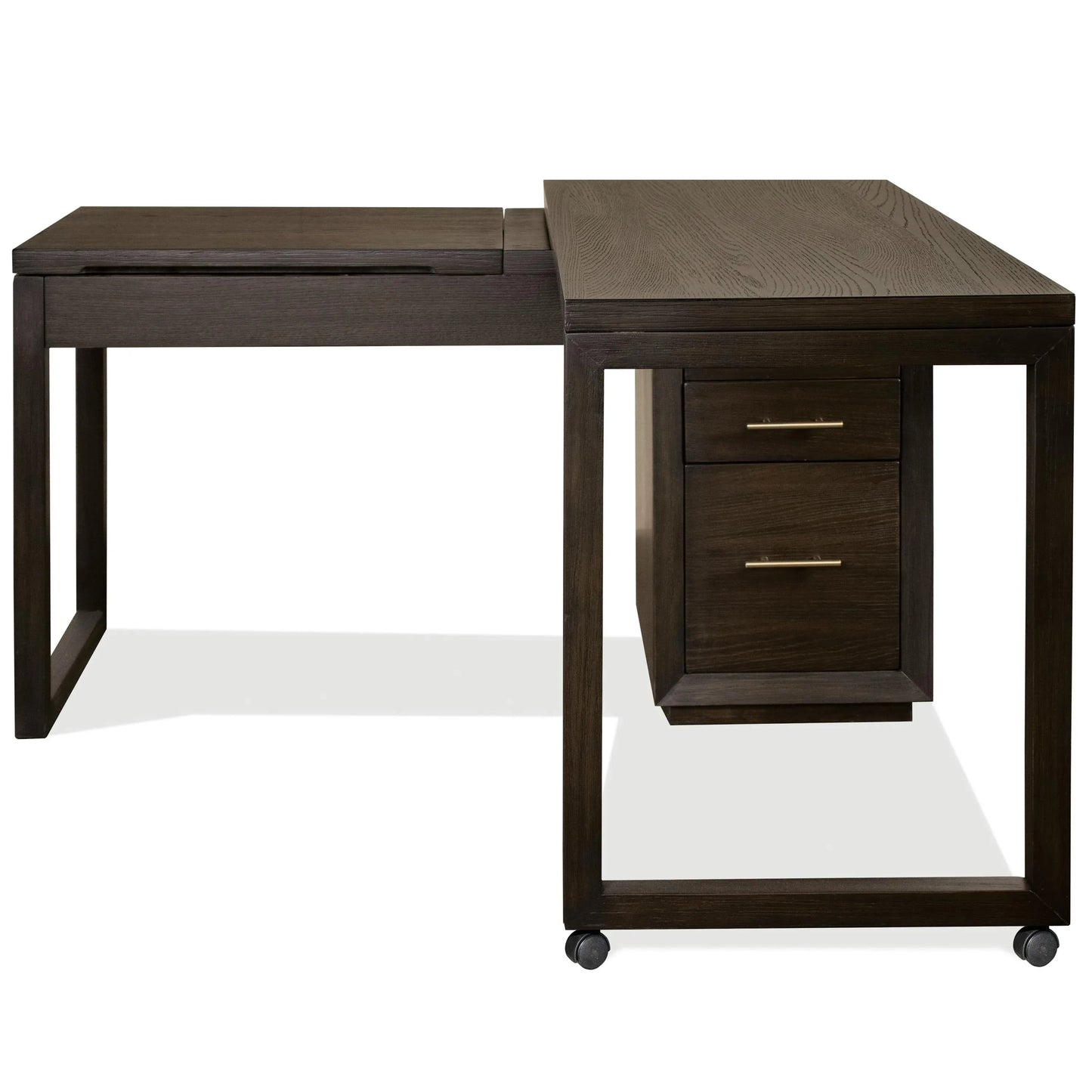 Prelude Swivel Lift-top L-desk Riverside Furniture Desks