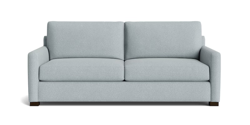 Bassett Colby Studio Sofa 2/2 — Leather, 73-Inch Frame Bassett Sofa
