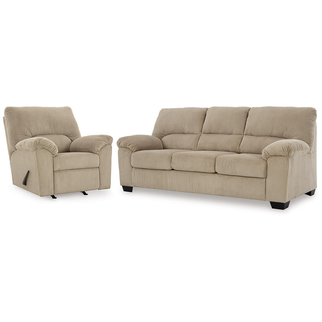 SimpleJoy Sofa and Recliner Signature Design by Ashley® Uncategorized