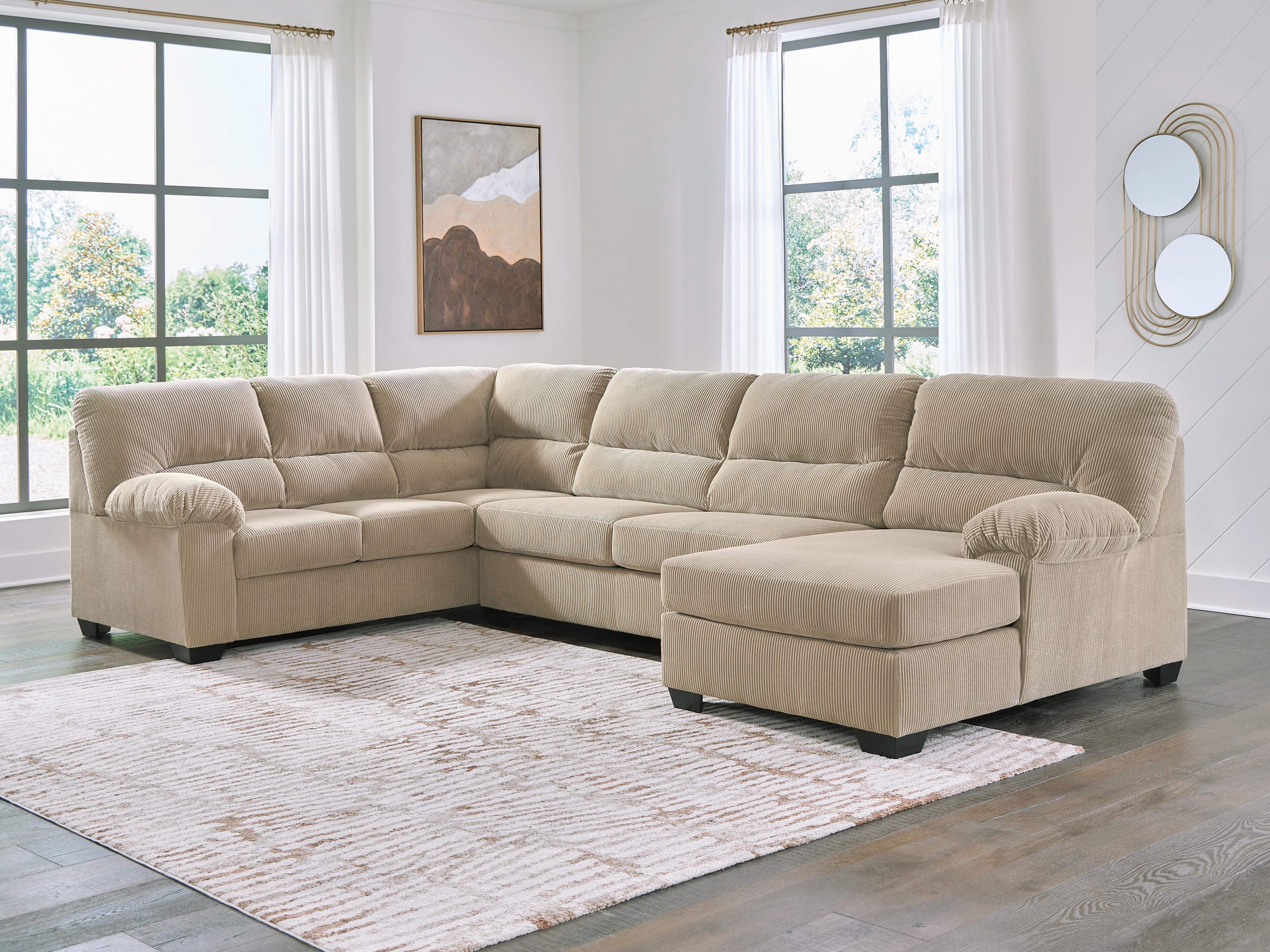 SimpleJoy 3-Piece Sectional with Chaise