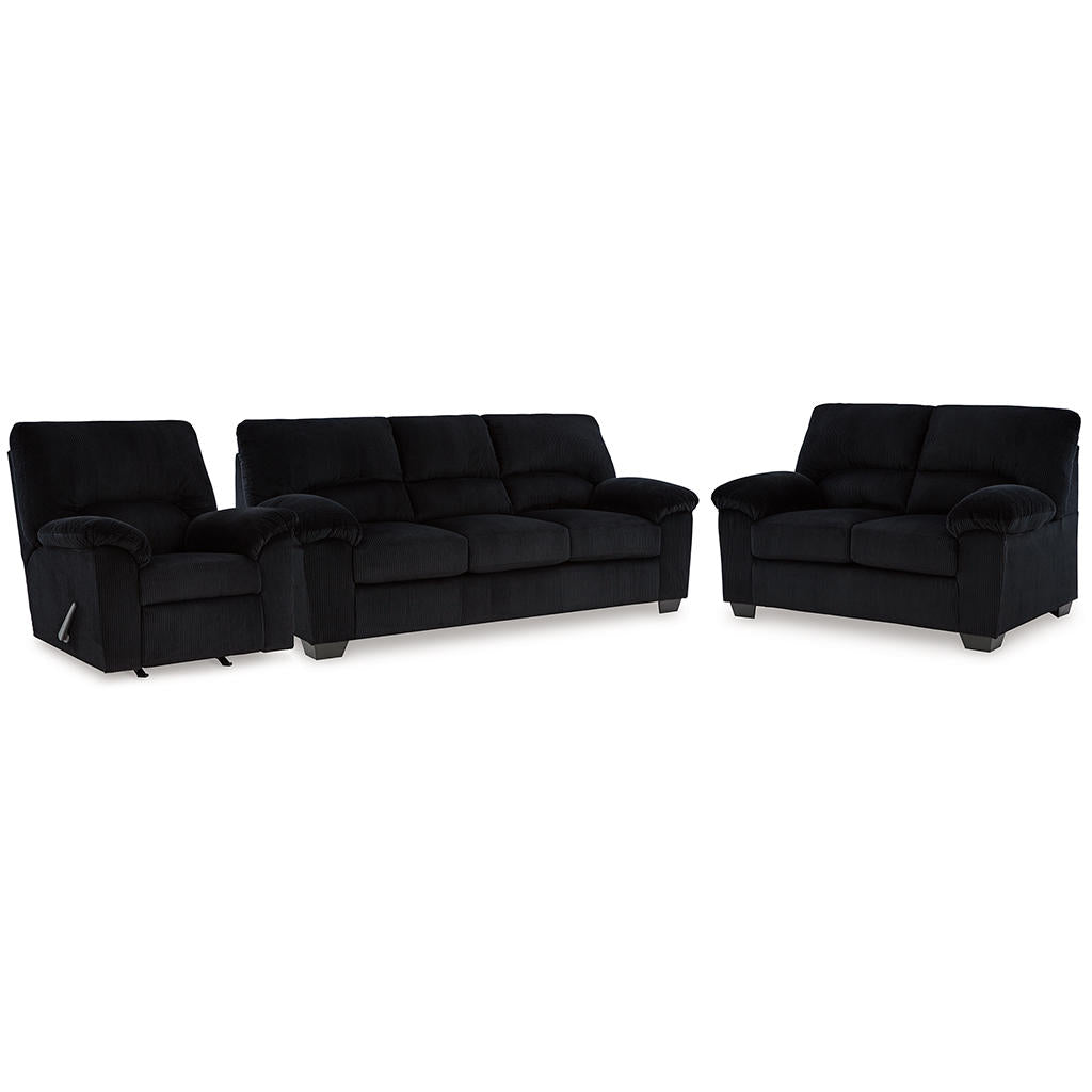 SimpleJoy Sofa, Loveseat and Recliner Signature Design by Ashley® Uncategorized